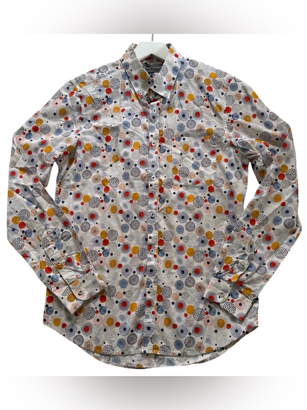 Paisley & Gray Slim Fit Men’s Size Medium Button Up Long Sleeve Shirt Multicolor - Picture 7 of 7